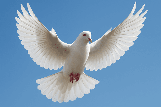 flying dove